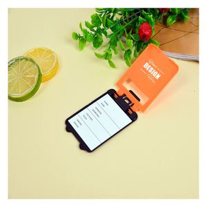Étiquettes de bagages personnalisées pour les voyages - Étiquettes d'identification de valise durables et personnalisées avec sangle pour les voyages en avion et en croisière - Product Image 2