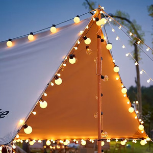 <span class=keywords><strong>Guirnalda</strong></span> de <span class=keywords><strong>Luces</strong></span> Solares LED YN Starlight para Exteriores, 5m, IP65 Impermeable, para Camping, Balcón, Decoración Navideña, Solar/CA/Batería - Product Image 4