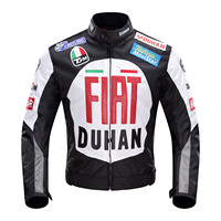 Combinaison de course brodée pour homme Duhan D-082, veste en cuir respirante pour la course tout-terrain, veste en cuir PU F1, vêtements de moto