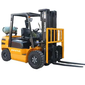 Brand new petrol forklift lpg 3ton propane forklift mitsubishi 6000lb 4x4 machine 3 ton forklift for USA