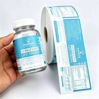 Etiqueta Adhesiva de Vinilo PVC Holográfico Brillante, Ecológica y Duradera, Rollo de Etiquetas Personalizadas para Manualidades, Resistentes al Agua y al Aceite, Aptas para Alimentos