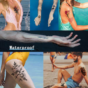 Autocollants de <span class=keywords><strong>tatouage</strong></span> temporaire de haute qualité pour filles garçons hommes femmes Personnalisez créez vos propres conceptions - Product Image 5