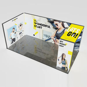 Diseño Modular de alta calidad aluminio reutilizable SEG portátil LED 10x10 cabina de Feria Exposición soporte retroiluminado cabina de exhibición - Product Image 1