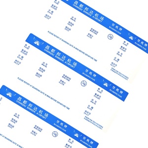 Tarjeta de Embarque Personalizada de Fábrica con Impresión Térmica, Código de Barras/Código QR y Perforación para Aerolíneas - Product Image 5