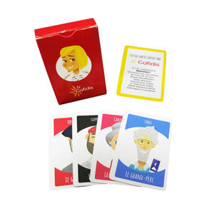 คอสเพลย์มินิพ็อกเก็ตการ์ดเกมความจริงหรือกล้าเล่นไพ่ในบรรจุภัณฑ์กล่องกระดาษ - Product Image 1