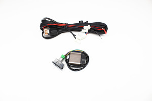 Siège chauffant en fibre <span class=keywords><strong>de</strong></span> carbone <span class=keywords><strong>pour</strong></span> voiture, intérieur en cuir, 2 places chauffantes (conducteur et passager), installation intégrée, interrupteur à 3 niveaux - Product Image 2