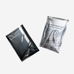 Tùy chỉnh in thiết bị điện tử điện thoại di động phụ kiện đóng gói túi cáp bao bì nhựa trường hợp điện thoại 3 side con dấu Túi - Product Image 3