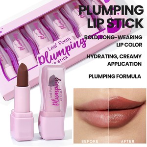 Set <span class=keywords><strong>de</strong></span> 6 <span class=keywords><strong>Labiales</strong></span> Sólidos OEM para Aumentar el Volumen <span class=keywords><strong>de</strong></span> <span class=keywords><strong>Labios</strong></span>, Hidratantes y <span class=keywords><strong>de</strong></span> Larga Duración, en Caja <span class=keywords><strong>de</strong></span> Regalo Rosa, Regalo Festivo para Chicas, 3.5g*6 - Product Image 2