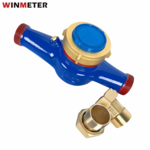 WINMETER DN32 マルチジェット乾式ダイヤル式 R160 鋳鉄製 IP68 外部調整式 CE認証 クラスB 水道メーター - Product Image 2