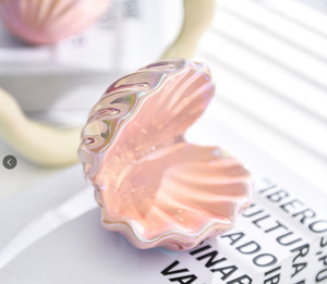 Cross-Border Simple <strong>Ceramic</strong> Shell <strong>Jewelry</strong> Storage Tray <strong>Box</strong> Geometric European Design for Desktop Room Decoration <strong>Jewelry</strong> Display - Product Image 6