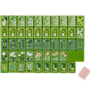 Juego de Mahjong Americano de Lujo, Moderno, Ecológico, Duradero, Plegable y Portátil, con Fichas Acrílicas de Diseño Personalizado en Color Rosa, para Amigos - Product Image 2