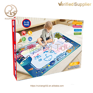 120*90CM tapis de dessin à l'eau pôles sud et nord Style Animal <span class=keywords><strong>aquarelle</strong></span> livre d'images peinture colorée jouets d'écriture - Product Image 6