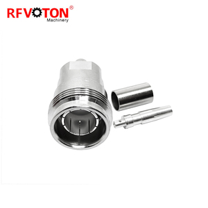 Connecteur <span class=keywords><strong>coaxial</strong></span> RF 4.3/10 <span class=keywords><strong>Mini</strong></span> Din 4.3-10 Prise femelle à sertir pour câble LMR240 H155 - Product Image 4