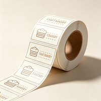 Etiqueta Adhesiva de Vinilo PVC Personalizada de Alta Gama, con Código de Barras, Resistente al Agua, al Aceite y al Calor, para Alimentos, Ingredientes de Panadería, Lista de Ingredientes de Tienda
