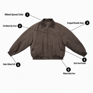 <b>Men's</b> Cotton Canvas <b>Overcoat</b> Washed Vintage Work Coat Turn-down Collar Covered Button Casual Breathable Thick Genuine Leather - Product Image 4
