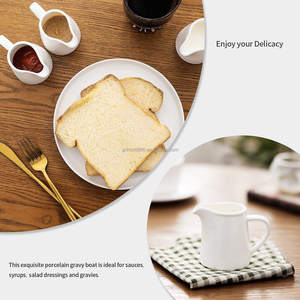 <span class=keywords><strong>Pichet</strong></span> à crème en céramique 4.5 oz, <span class=keywords><strong>petit</strong></span> crème blanche en porcelaine, <span class=keywords><strong>pichet</strong></span> à crème classique pour café, thé, lait, confiture, Sauces - Product Image 4