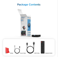 2024 moins cher Tv Box Android 10 Tanix TX1 avec télécommande Quad Core 2.4G Wifi 4k 2GB 16GB smart tv android box décodeur