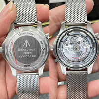 Montre de plongée intelligente VSF V4 8806 à mouvement mécanique, 55 heures d'autonomie, 97g en titane, résistance à l'eau 20 BAR, fonction jour/date, pour James Bond