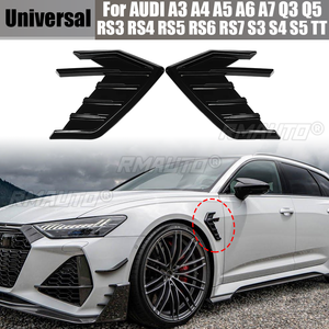 Cubierta Adhesiva Universal para Rejilla de Ventilación Lateral del Guardabarros Delantero de Coche para Audi A3 A4 A5 A6 A7 S3 S4 S5 S6 S7 RS3 RS4 RS5 RS6 RS7 - Product Image 1