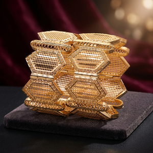 Wholesale 14K 18K 24K Gold Plated Brass <b>Bangles</b> & <b>Bracelets</b>, Fashion Kada & <b>Bracelets</b>, Forming Gold Filled Jewelry Kada <b>Bangles</b>. - Product Image 3