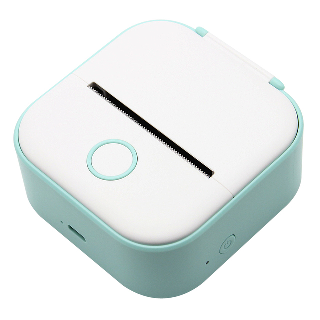 Mini Thermal Printer Portable Printers Stickers Paper Inkless Wireless Android IOS 53mm Multiple Languages
