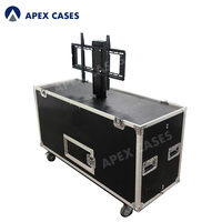APEX CASES OEM/ODM Écran motorisé relevable 55" 65" pour moniteur LED LCD TV, étui de rangement, protection robuste, garantie 3 ans
