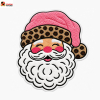 Nouveau Patch Bonhomme de Neige 2026 Personnalisé Grand Patch Brodé en Chenille de Noël à Thermocoller pour Vêtements et Sweats à Capuche