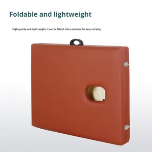 <span class=keywords><strong>Lit</strong></span> de soin pour salon de beauté au design moderne <span class=keywords><strong>avec</strong></span> cadre en acier inoxydable et revêtement en PVC, <span class=keywords><strong>lit</strong></span> de massage facial pliable pour usage domestique - Product Image 6