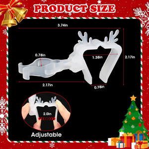 Plastic Weatherproof Holiday String Lights Clips Christmas Light Clips <strong>Gutter</strong> Clips Hanging <strong>Hooks</strong> for C7 C9 C3 Mini String Light - Product Image 2