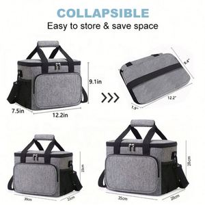 Sac isotherme portable pour livraison de repas, étanche, souple, imprimé sur mesure, avec sangle réglable – Vente chaude usine - Product Image 3