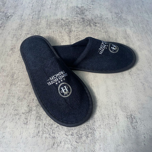 Chaussons d'hôtel de luxe en EVA, vente chaude, prix de gros, chaussons jetables en <span class=keywords><strong>velours</strong></span> corail pour hôtel, personnalisables par l'usine chinoise - Product Image 6