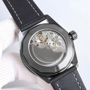 Relojes de Lujo para Hombre, Estilo Clásico, Automáticos, 300M, Cristal de Zafiro, Caja de Cerámica Negra, Bisel de Cerámica, Correa de Tela Negra - Product Image 4