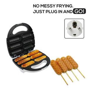 Nueva Máquina para Hacer Corn Dogs de 750W, Calor Uniforme, Revestimiento Antiadherente, Calentamiento de Doble Cara - Product Image 3