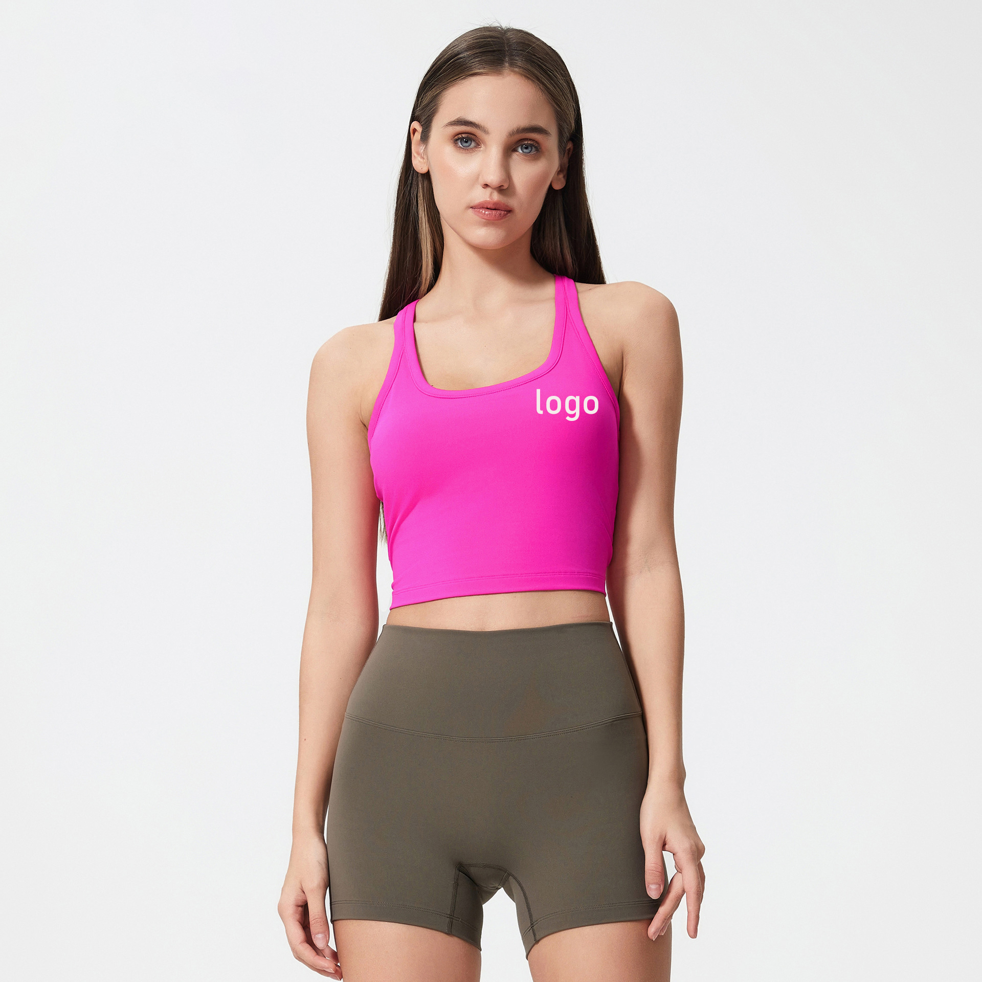 Women's Lightweight Sports Vest Tank Top High-Strength Shockproof Quick-Drying Fitness Yoga Running Clothing Breathable for