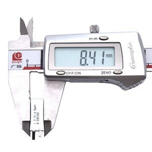 Batterie Lipo ultra-fine GEB 0,8 mm 080920 3,7 V 4,5 mAh, cartes intelligentes, petite batterie polymère au lithium ultra-fine rechargeable - Product Image 4