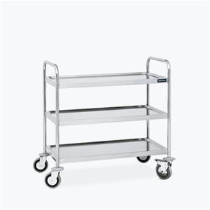 Carrello di Servizio Inox a 3 Ripiani 900X500 Mm F0260405, Scaffale Multiuso - Product Image 1
