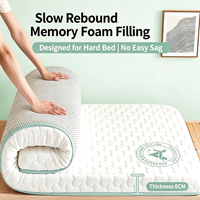 Surmatelas Épais et Doux pour Dortoir Scolaire - Surmatelas en Fibre de Polyester Écologique et Durable, Taille Simple