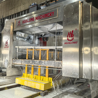 Hualong machines Gangsaw pour bloc de marbre machine de découpe de pierre multi-fils Gangsaw au Brésil Turquie