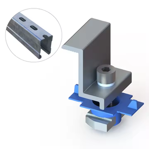 Aluminum Solar <b>Clamp</b> Adjustable Solar Middle / End <b>Clamp</b> 30mm 35mm Solar Mounting Accessories Mid <b>Clamp</b> - Product Image 1