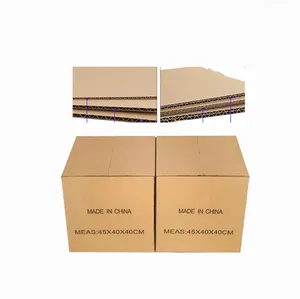 Wholesale customized high-quality 5-layer corrugated cartons hot-selling sturdy transportation express kraft cartons