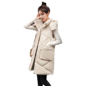 Manteaux bouffants d'hiver de style coréen japonais pour femmes Manteau en duvet rembourré à capuche avec ceinture fine Veste en duvet d'oie pour femmes du <span class=keywords><strong>Canada</strong></span> - Product Image 3