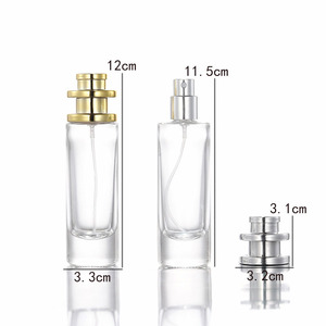 Fondo spesso flacone da 30 ml profumo portatile rotondo in vetro Spray per <span class=keywords><strong>carrozzeria</strong></span> cilindro vuoto pompa per bottiglie a forma di Parfum ricaricabile - Product Image 5