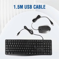 Claviers filaires ultra-minces E-YOOSO – Combos personnalisables (US, UK, espagnol, portugais) – Étanche, ergonomique, faible MOQ, support en stock