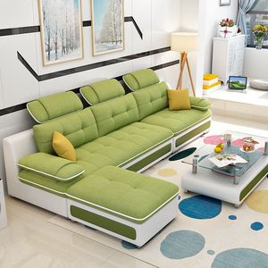 Canapé en tissu - Découvrez un canapé de petite taille, lavable, au design moderne et épuré pour le salon. Nouveau modèle de canapé. - Product Image 2