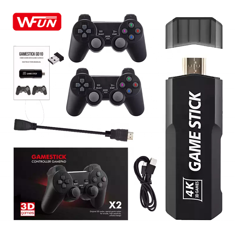 Consola игровой Стик GD10 портативные видеоконсоли 4K HD TV Ретро игровая консоль 50 имитаторов 30000/40000 + игры для PS1/N64/DC