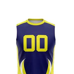 Camiseta Deportiva Personalizada de Alta Calidad, Ligera, Ajustada, Sin Mangas, Cintura Elástica, 100% Poliéster, Personalizable para Jugadores de Flag Football - Product Image 4