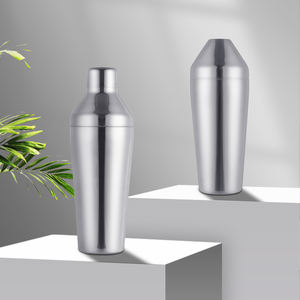 <span class=keywords><strong>Shaker</strong></span> à cocktails en acier inoxydable personnalisé avec logo, couleur argent, mélangeur de boissons, fabrication en usine - Product Image 6