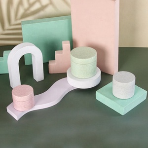 Lúa Mì Phân Hủy Sinh Học Mỹ Phẩm <span class=keywords><strong>Container</strong></span> Có Thể Tái Chế 100% Rơm Kem Jar Màu Hồng 30Ml 50Ml 100Ml Tiểu Màu Vàng Màu Xanh OEM Chấp Nhận được - Product Image 4