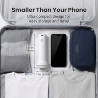 Mini pompe à air électrique USB pour sacs de rangement sous vide, pompe de mise sous vide compacte rechargeable sans fil pour vêtements et emballage de voyage