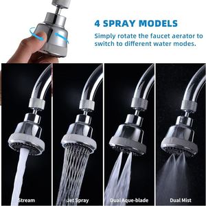 Rallonge universelle de bec de <span class=keywords><strong>robinet</strong></span> de <span class=keywords><strong>cuisine</strong></span> 4 fonctions Connecteur d'aérateur de <span class=keywords><strong>robinet</strong></span> en ABS anti-éclaboussures Pomme de douche <span class=keywords><strong>pour</strong></span> évier - Product Image 2